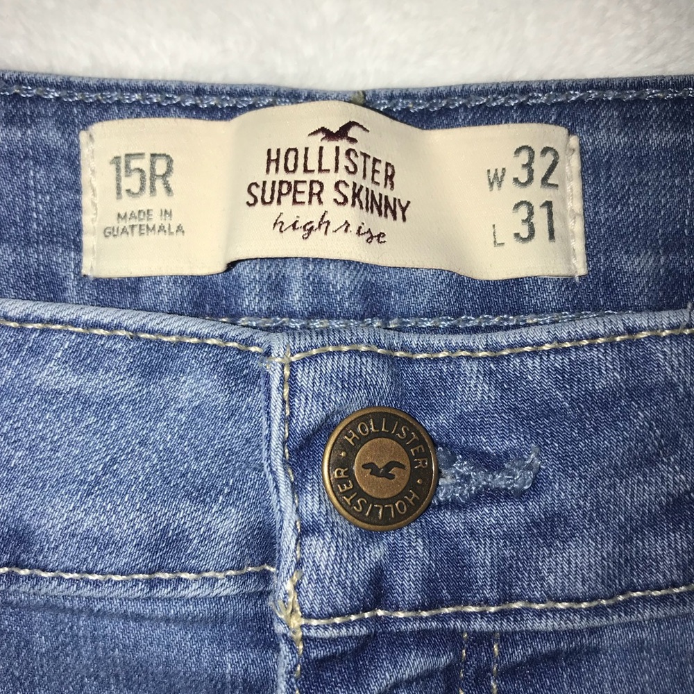 Hollister High Rise Super Skinny Jeans Size 15R